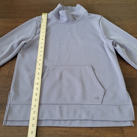 Under Armour Fleece Mock Neck Mirage Pullover Sweatshirt Women's Size S Purple - Picture 11 of 12